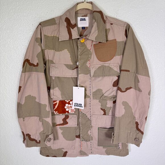 Atelier & Repair Caravanserai Jacket Mens XS Military Desert Camo Hand Stitched - Picture 1 of 13